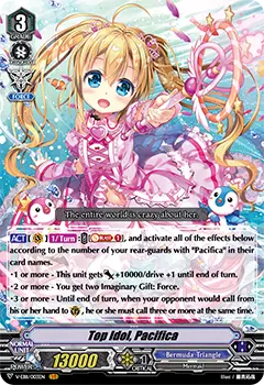 Pacifica - V-Premium - Deck Info and Tops - VG-Paradox